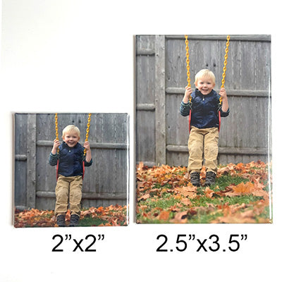 Custom Bulk Photo Magnets – Set of 50 Personalized 2.5"x3.5" Rectangle Magnets