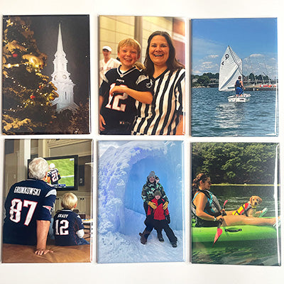 Custom Photo Magnets – Set of 6 Personalized 2.5"x3.5" Rectangle Magnets